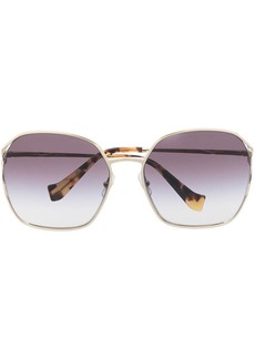Miu Miu oversized-frame gradient-lense sunglasses