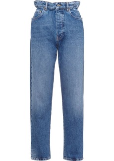 Miu Miu paperbag high-waist jeans