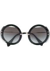Miu Miu round frame sunglasses