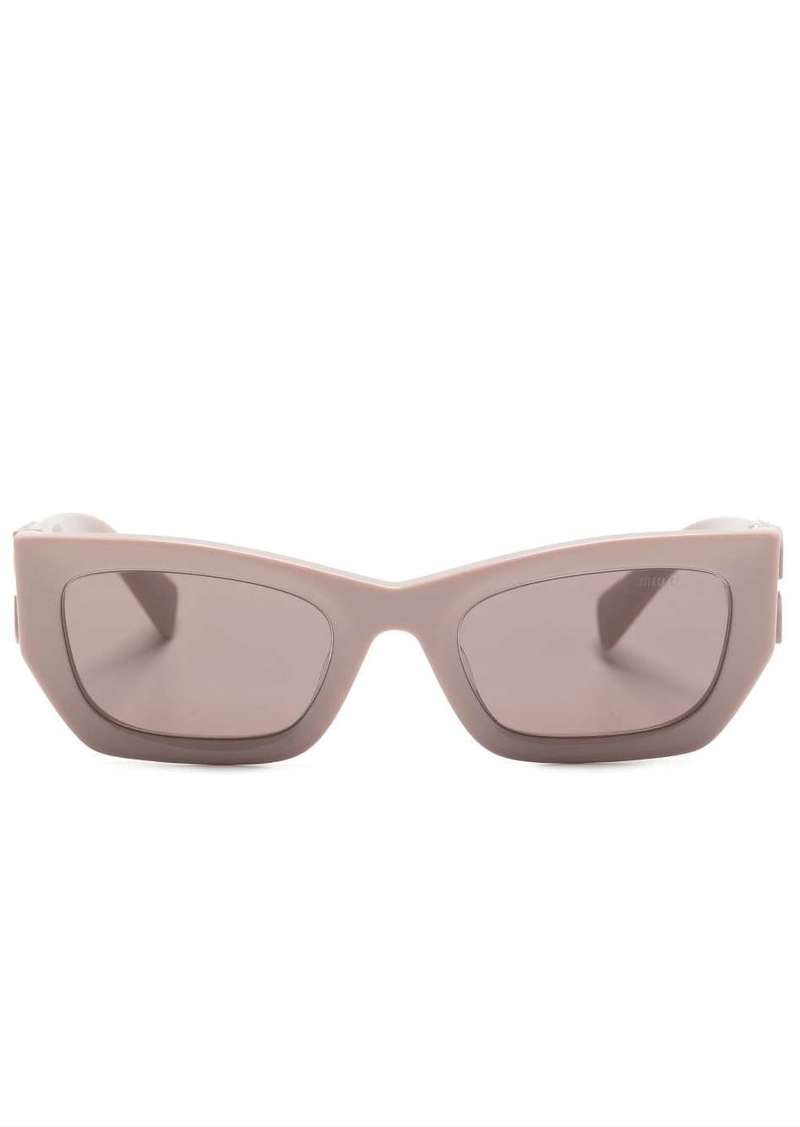 Miu Miu Runway rectangle-frame sunglasses