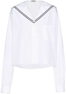 Miu Miu sailor poplin shirt