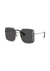 Miu Miu square laser-cut lens sunglasses