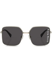 Miu Miu square laser-cut lens sunglasses