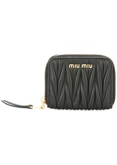 Miu Miu lettering logo zipped purse