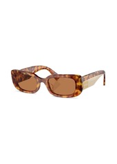 Miu Miu tortoiseshell-effect rectangle-frame sunglasses