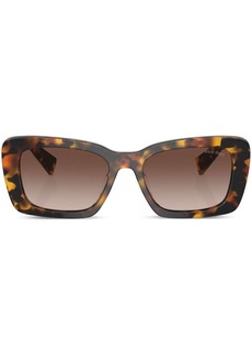 Miu Miu tortoiseshell-effect square-frame sunglasses