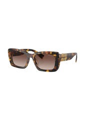 Miu Miu tortoiseshell-effect square-frame sunglasses
