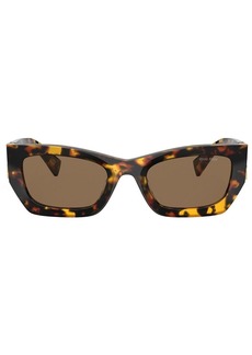 Miu Miu tortoiseshell rectangle-frame sunglasses
