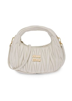 Miu Miu mini Wander matelassé-effect shoulder bag