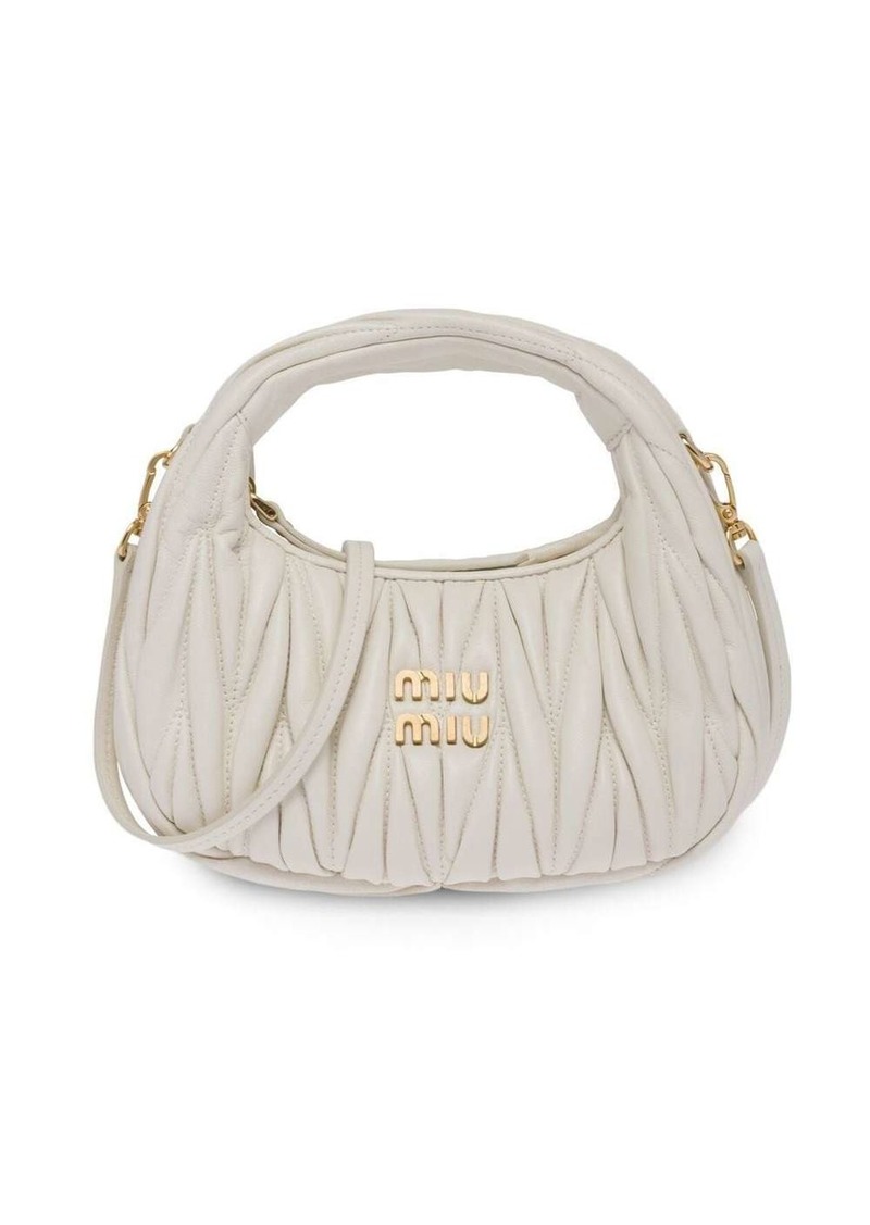 Miu Miu mini Wander matelassé-effect shoulder bag