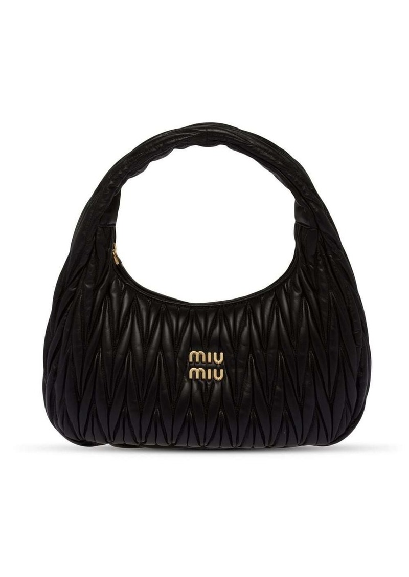 Miu Miu Wander matelassé shoulder bag