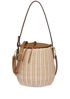 Miu Miu wicker leather shoulder bag