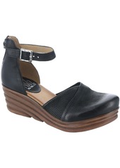 Miz Mooz Acadia Womens Leather Ankle Strap Platform Sandals