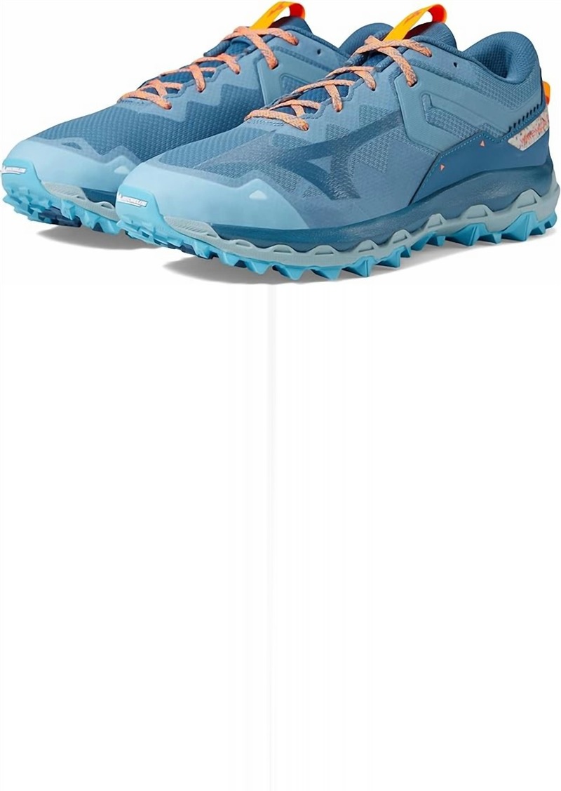 Mizuno Men Mujin 9 Running Shoe In Provincial Blue/baby Blue