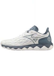 Mizuno Men's Enforce Tour Tennis Shoe White-China Blue