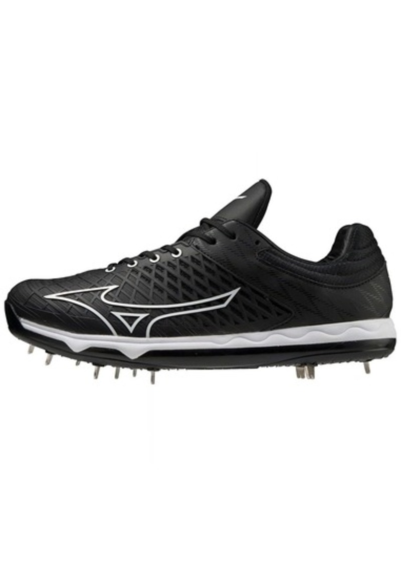 Mizuno Men's Speedrevo Ace Baseball Shoe Black-White