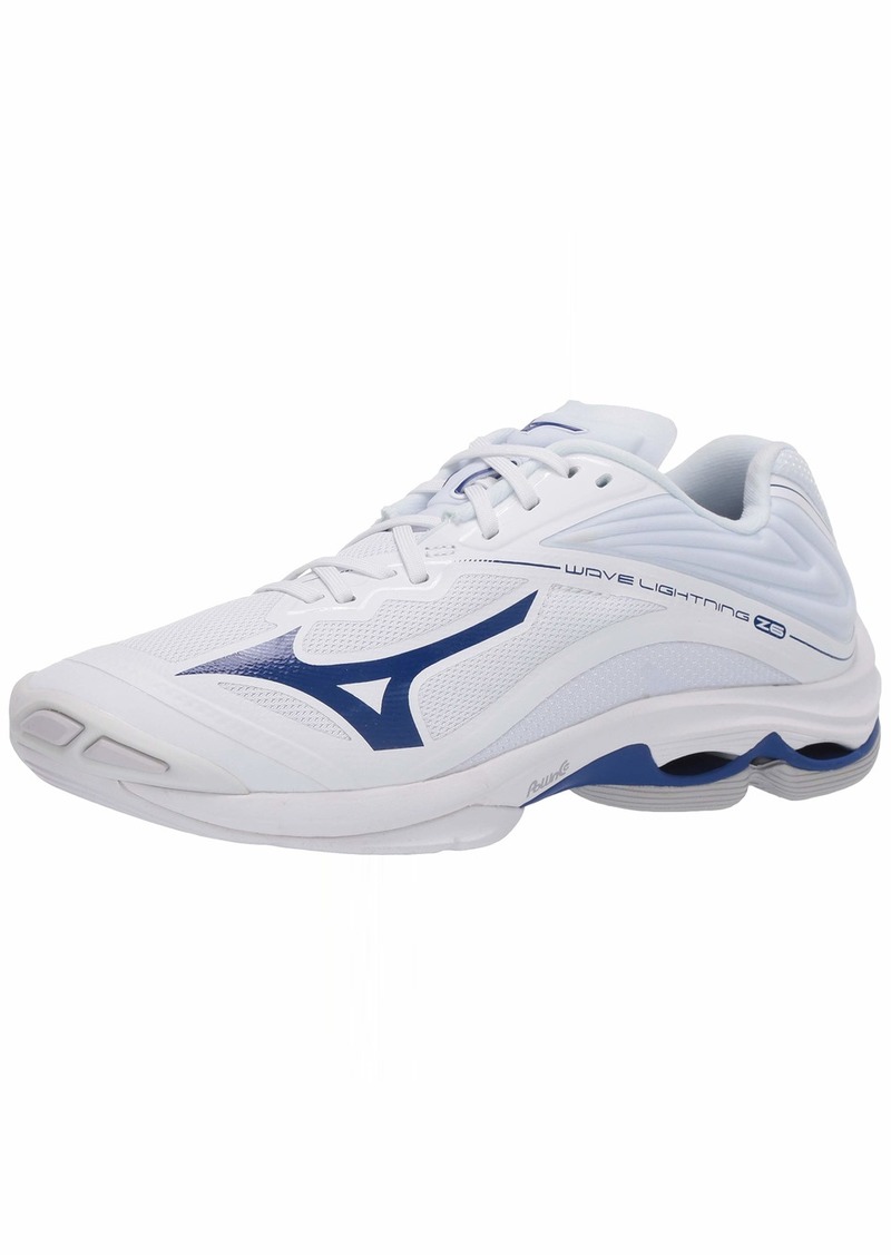 Mizuno Wave Lightning Z6 Mens Volleyball Shoe White-Navy