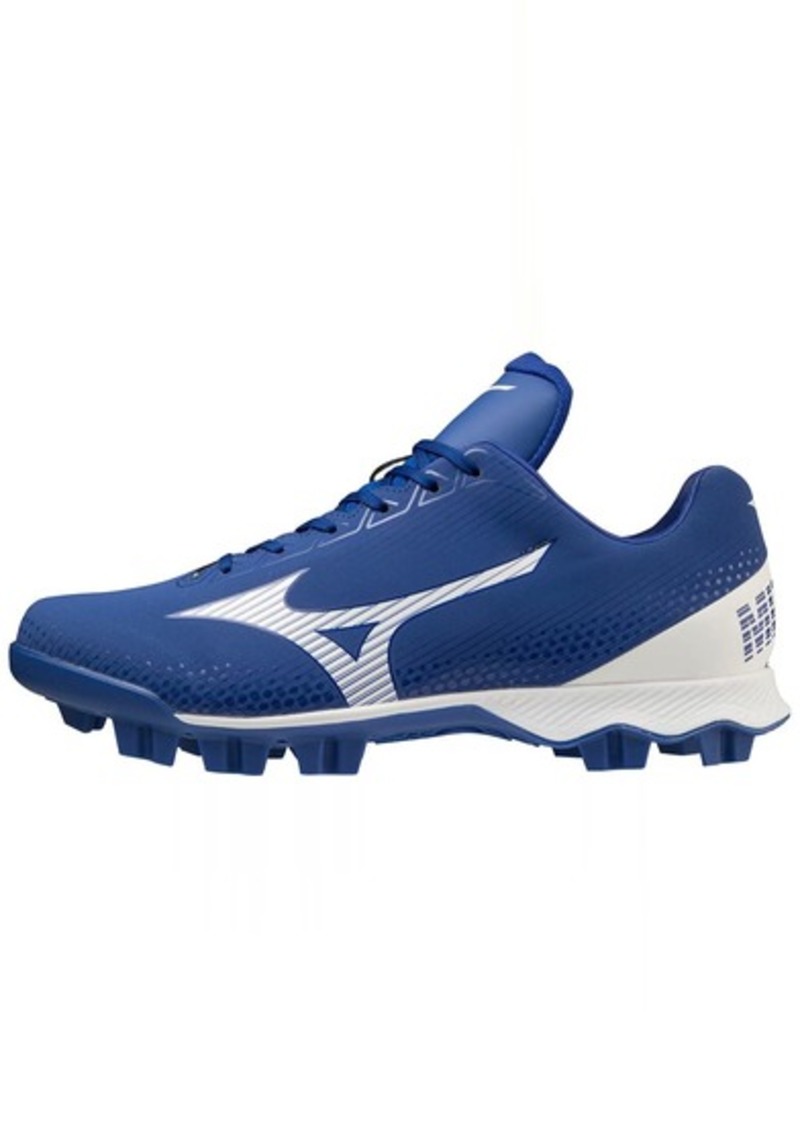 Mizuno Men's Wave Lightrevo Baseball Shoe Royal-White