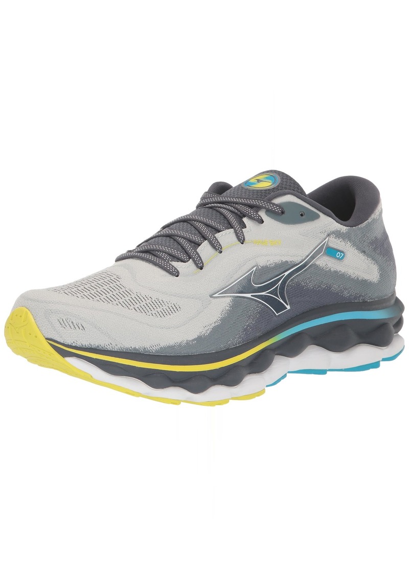 Mizuno Men's Wave Sky 7 Running Shoe Pearl Blue-White