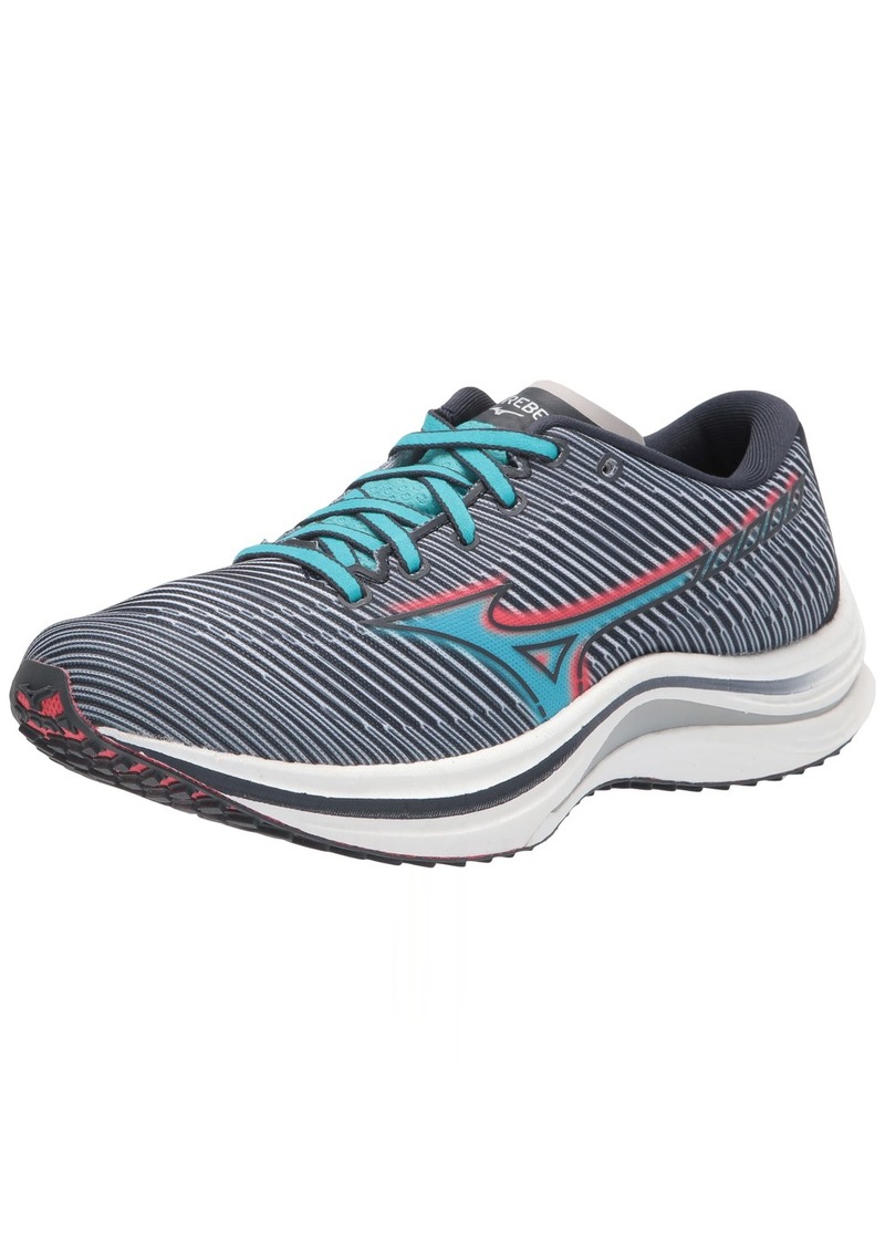 Mizuno Women's Wave Rebellion Running Shoe India Ink-Scuba Blue