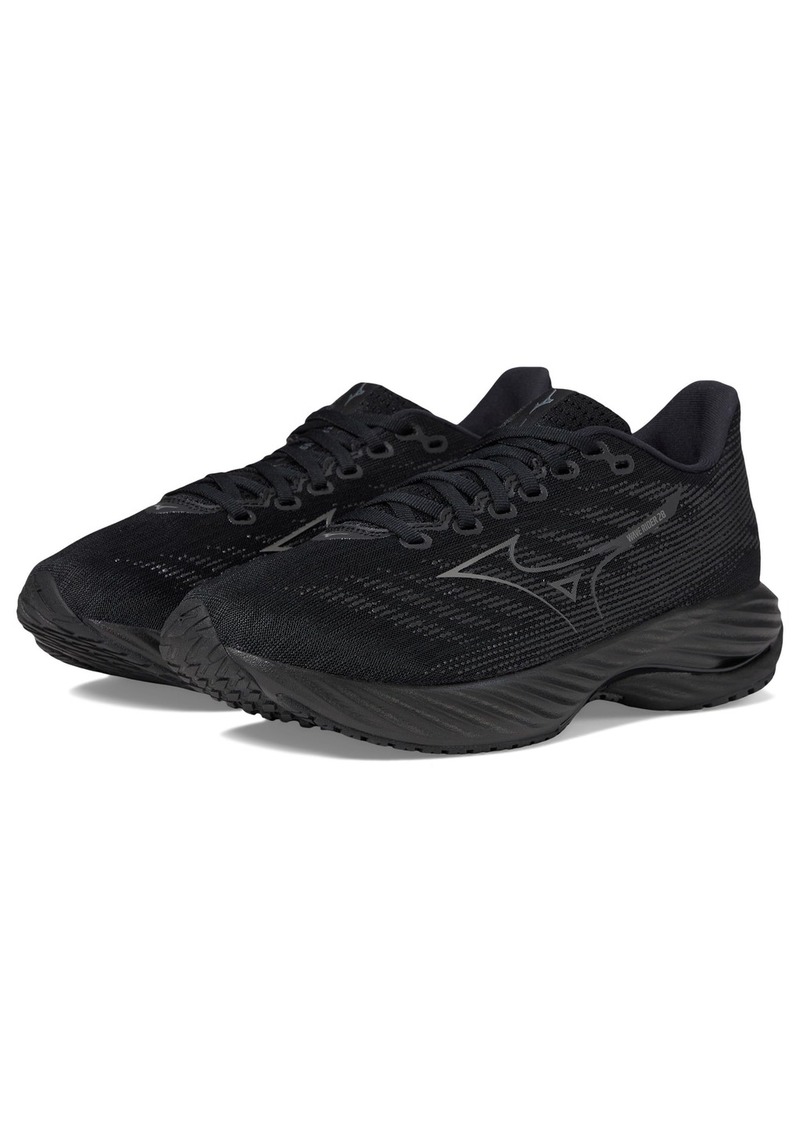 Mizuno Womens Wave Rider 28 Running Shoe Black-Shade