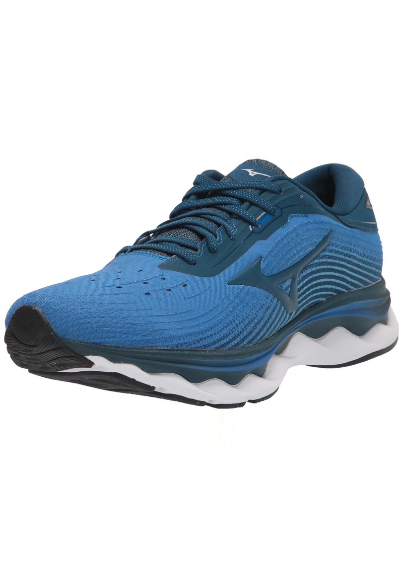 Mizuno mens Wave Sky 5 Running Shoe -sea  US