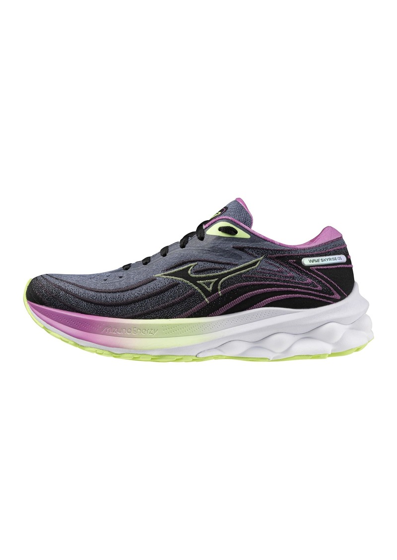 Mizuno Women's Wave Skyrise 5 Roxy Running Shoe Wild Wind-Black