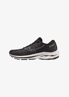 Mizuno Women's Wave Inspire 18 Running Shoes - B/medium Width In Black/silver