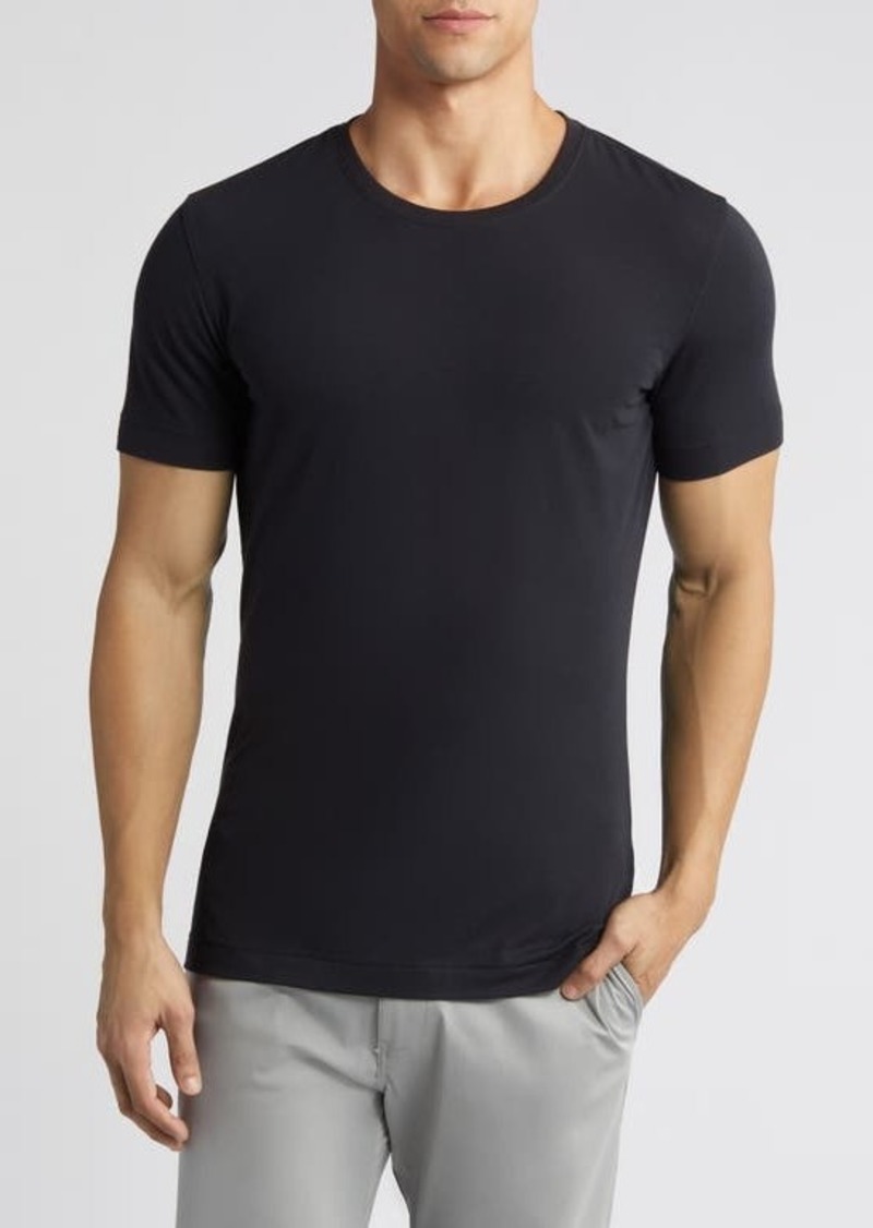 Mizzen+Main Knox Solid Black Performance T-Shirt at Nordstrom
