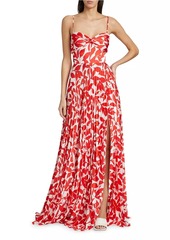 ML Monique Lhuillier Cameron Sleeveless Maxi Dress