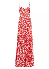 ML Monique Lhuillier Cameron Sleeveless Maxi Dress