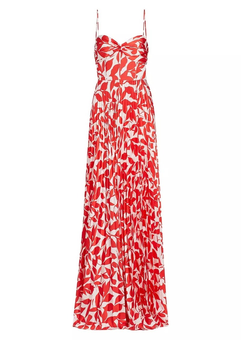 ML Monique Lhuillier Cameron Sleeveless Maxi Dress