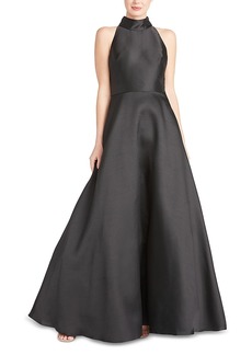 ML Monique Lhuillier Ml Monique Lhuiller High Neck Evening Gown