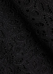 ML Monique Lhuillier - Macramé lace midi dress - Black - US 2