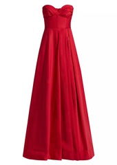 ML Monique Lhuillier Sabine Strapless Fit & Flare Gown