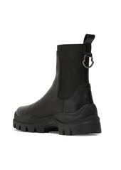 Moncler 50mm Larue Chelsea Leather Ankle Boots