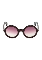 Moncler 50MM Round Sunglasses