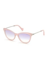 Moncler Acetate & Metal Cat-Eye Sunglasses 