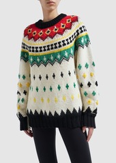 Moncler Alpaca & Wool Jacquard Sweater