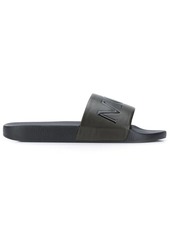 Moncler Bastien leather slides