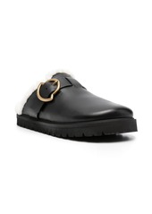 Moncler Bell leather mules