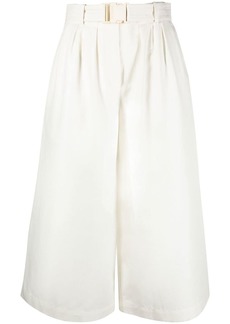 Moncler belted cropped trousers