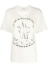 Moncler bi-colour logo-print T-shirt