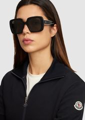 Moncler Blanche Squared Acetate Sunglasses