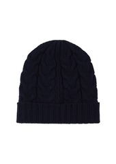 Moncler Cable Knit Virgin Wool Beanie