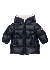 Moncler Cansu Hooded Nylon Down Coat