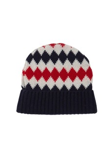 Moncler Carded Virgin Wool Beanie