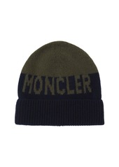 Moncler Carded Virgin Wool Beanie