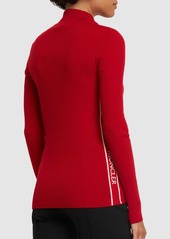 Moncler Ciclista Ultra Fine Wool Knit Sweater