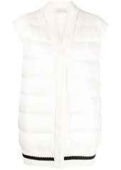 Moncler contrast-panel padded gilet